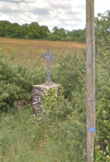 Feldkreuz an der Stelle von Victors Einsiedelei