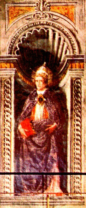Fresko in der Sixtinischen Kapelle in Rom