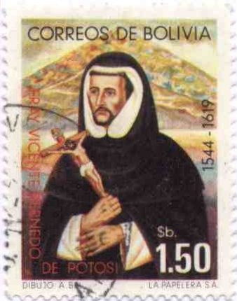 Briefmarke der bolivianischen Post
