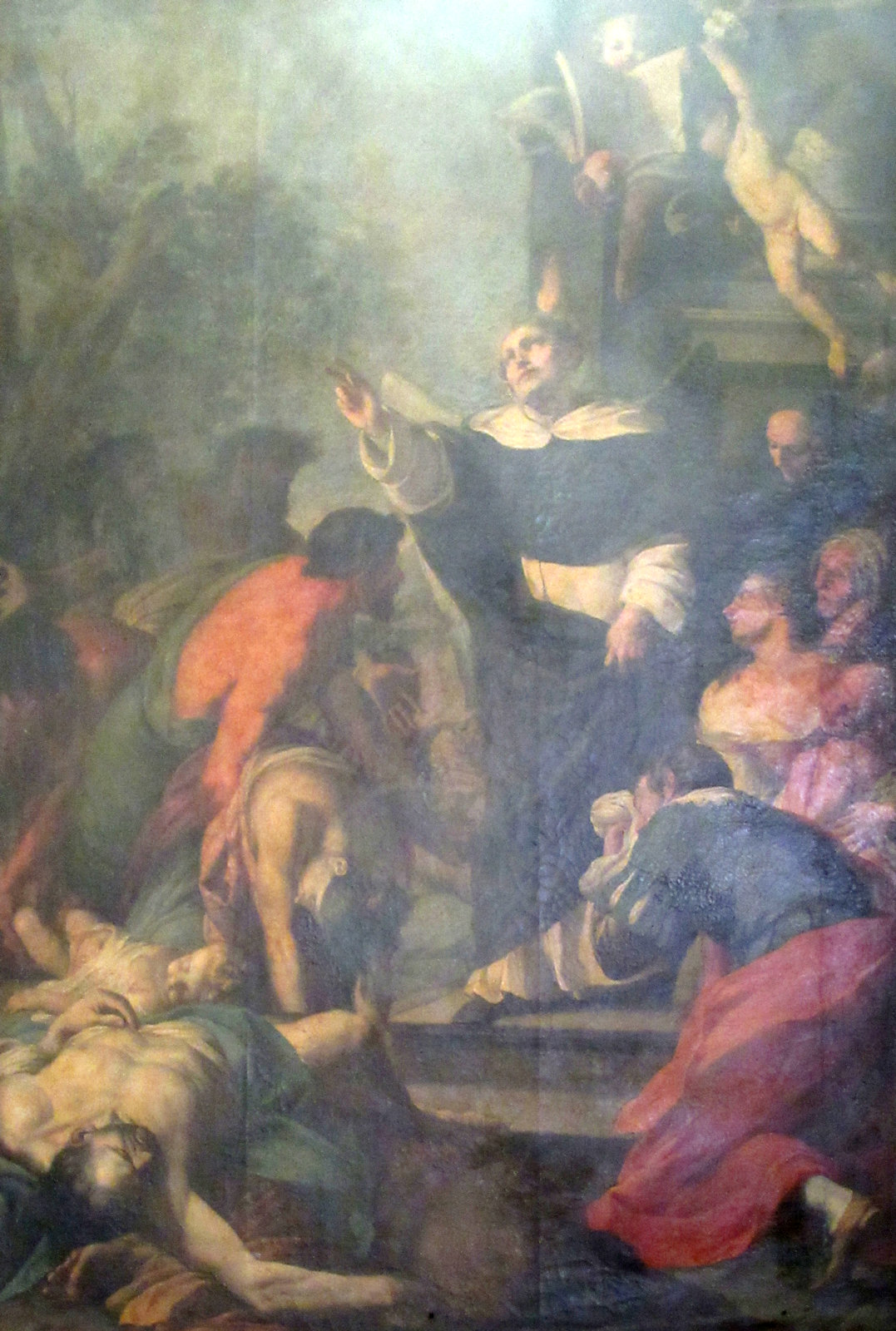 Giuseppe Velasco: Vinzenz als Volksprediger, 1787, in der Dominikanerkirche in Palermo