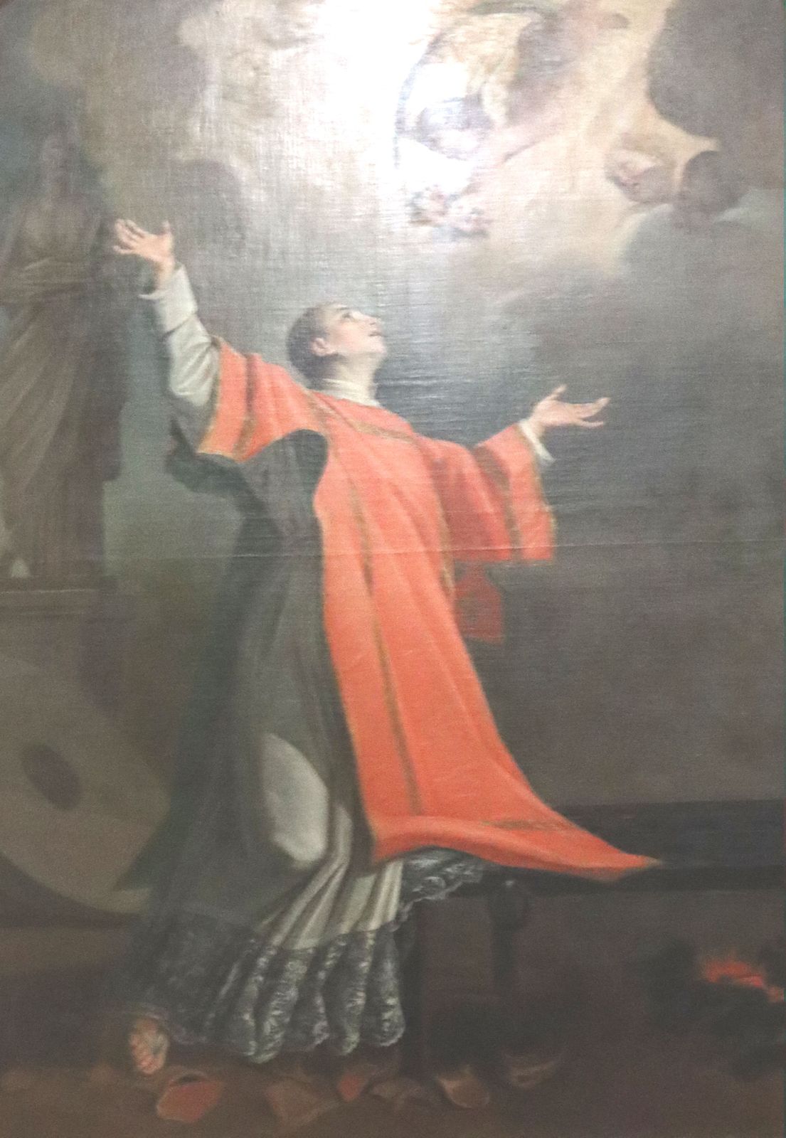 Jean-Baptiste Despax: Vinzenz in Ekstase, um 1770, in der Kirche Saint-Vincent in Ax-les-Thermes</a> bei Foix