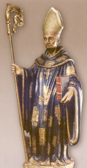 Statue im Kloster San Salvador de Leyre