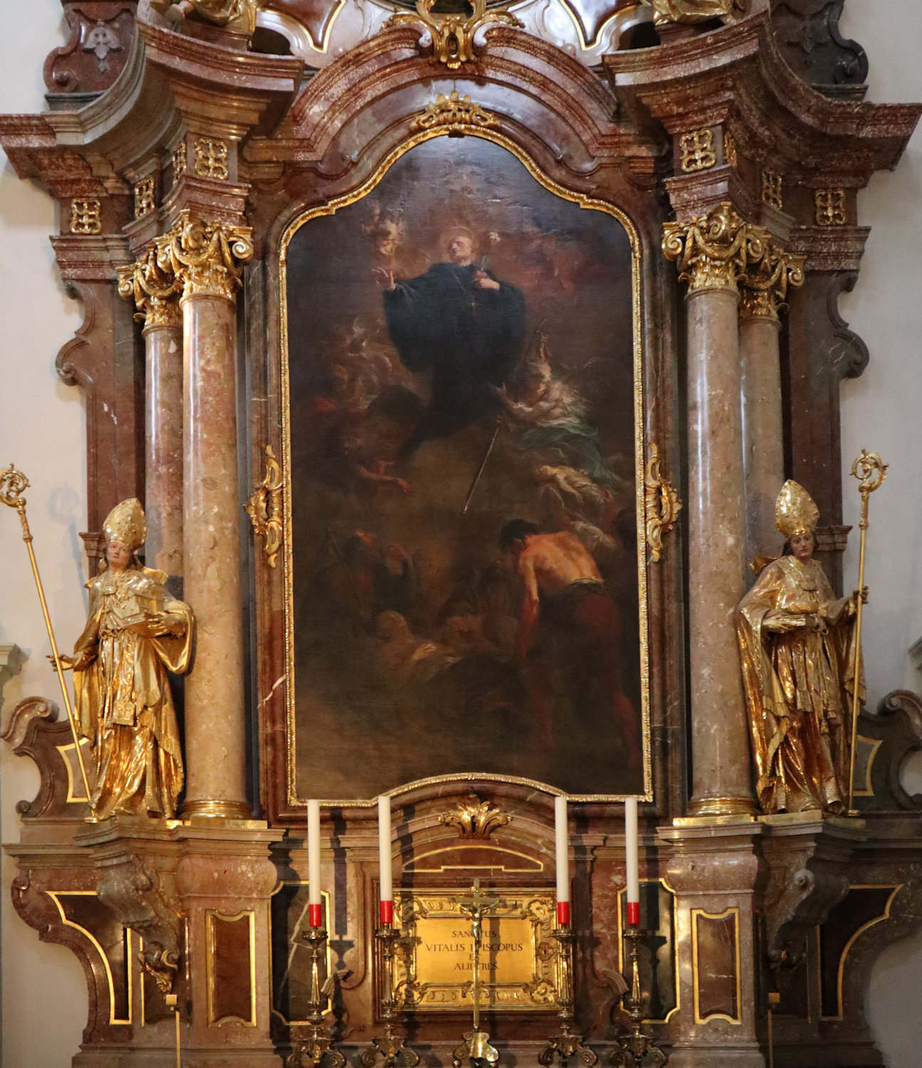 Vitalisaltar  in der Kirche des Klosters St. Peter in Salzburg