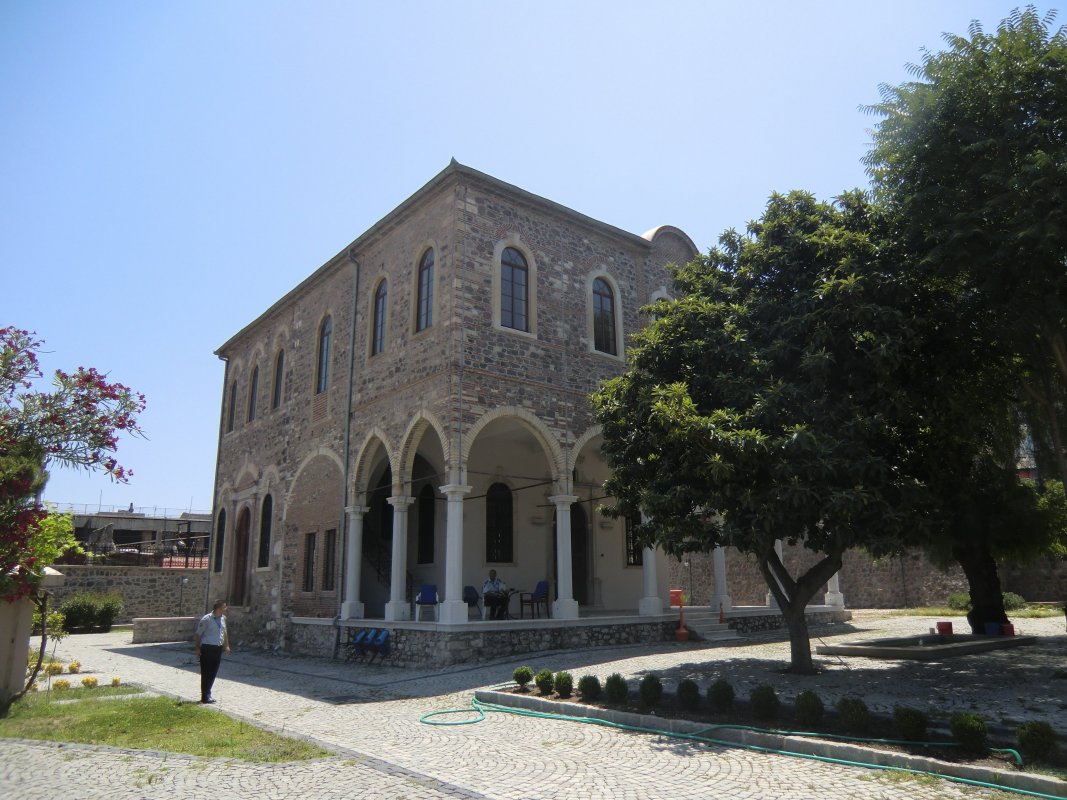 Die Voukolos geweihte rum-orthodoxe Kirche in Smyrna, erbaut 1887, 1922 geschlossen, 2004 bis 2007 restauriert, seit 2008 Museum