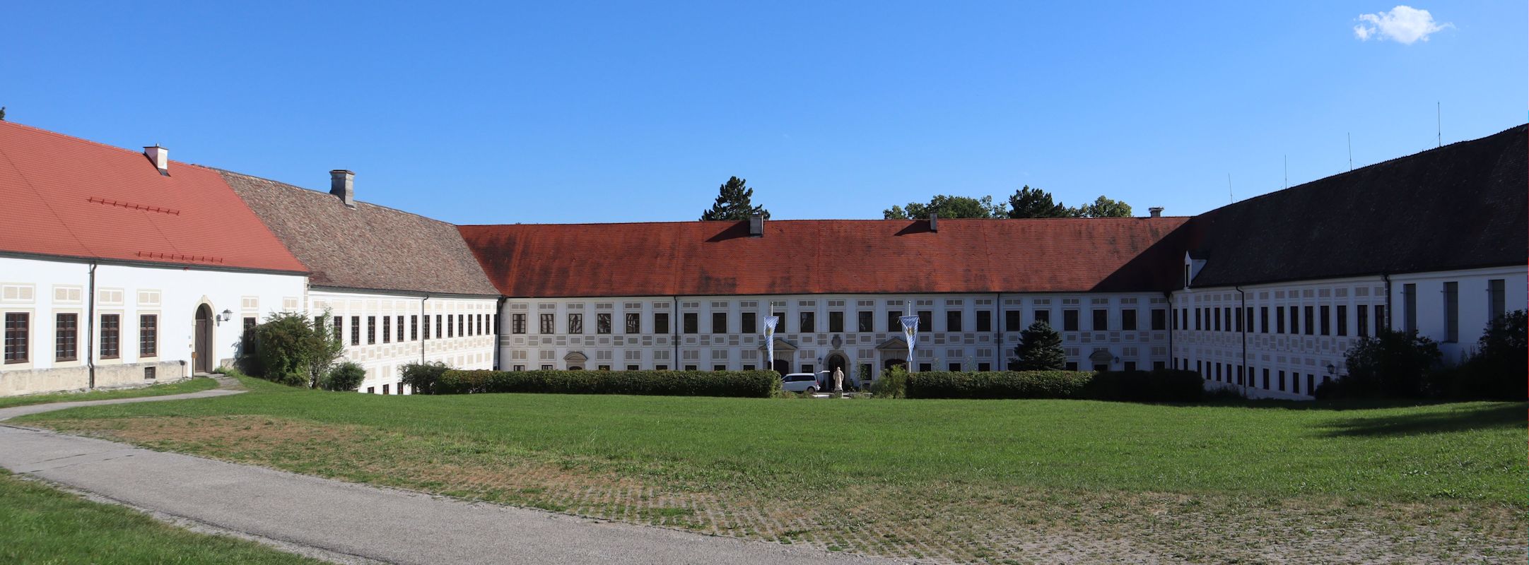 verbliebene Gebäude des Klosters Wessobrunn heute