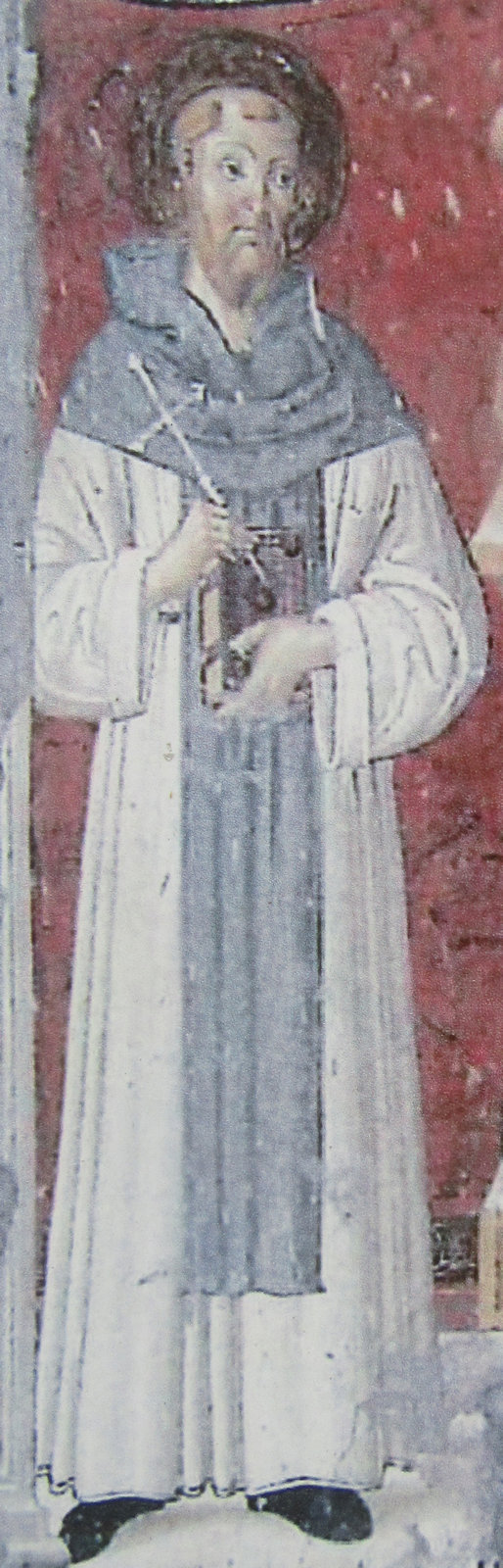 Schule von Antonio del Massaro:, Fresko 1516, in der Basilika San Famiano in Gallese
