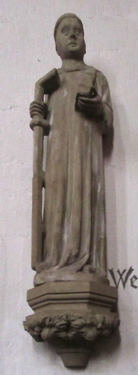 Statue, in der Wendelinusbasilika in St. Wendel