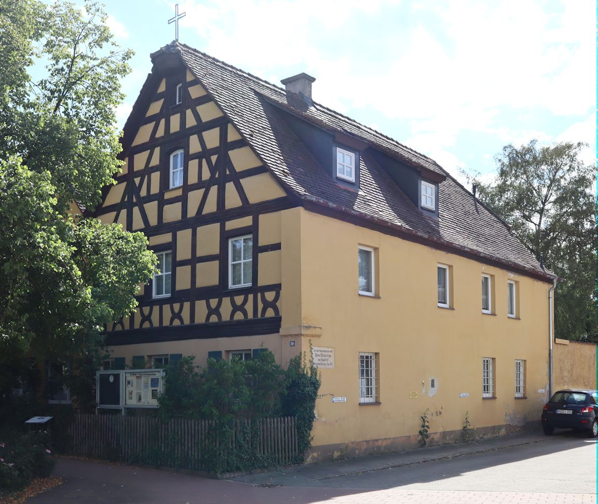 ehemaliges Pfarrhaus in Neuendettelsau, in dem Wilhelm Löhe bis zu seinem Tod wohnte