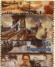 Briefmarke der ungarischen Post aus dem Jahr 2000