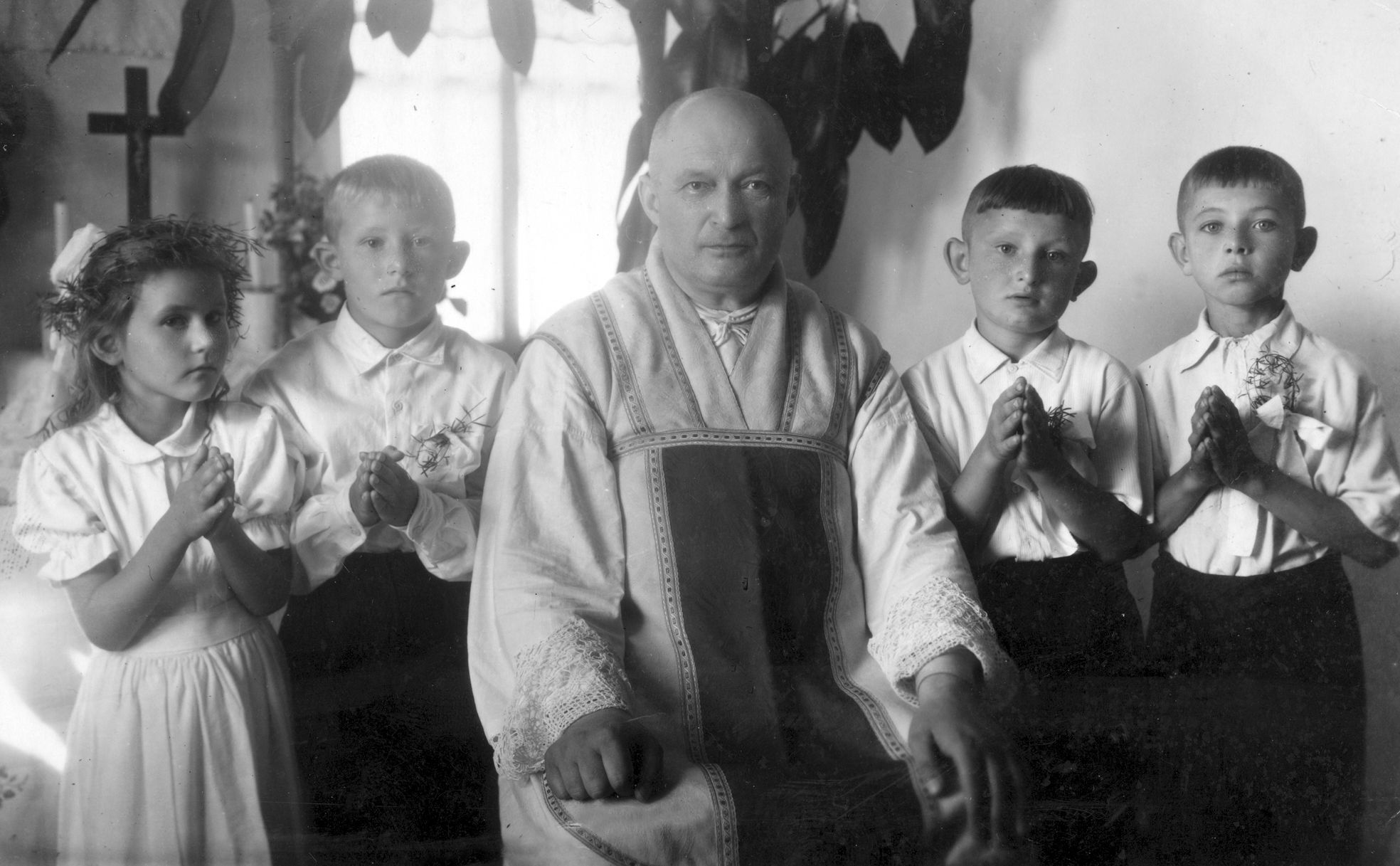 Władysław Bukowińskis mit Kindern