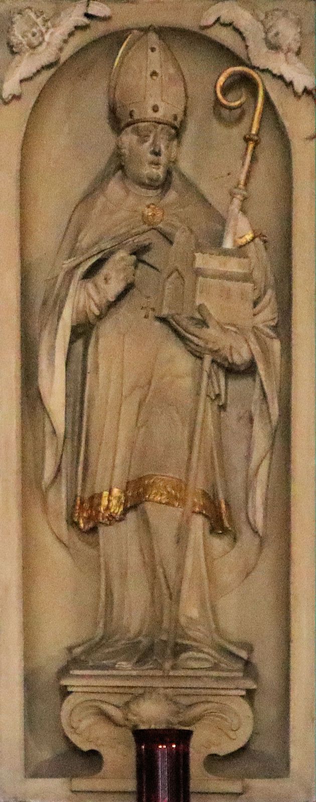 Relief, 1613, in der Krypta der Kirche St. Emmeram in Regensburg