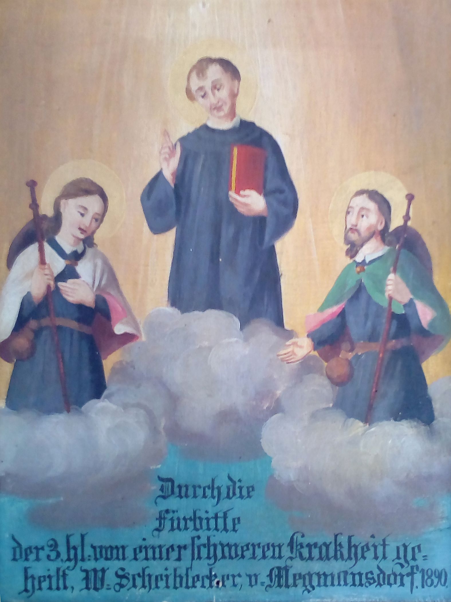 Ex voto in der Kirche „Zu den drei Elenden” in Griesstetten