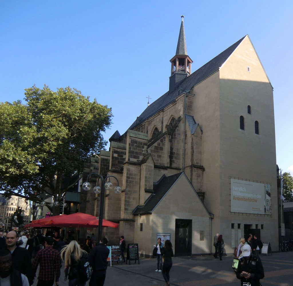 Antoniterkirche in Köln, seit 1802 evangelische Kirche, die erste in Köln